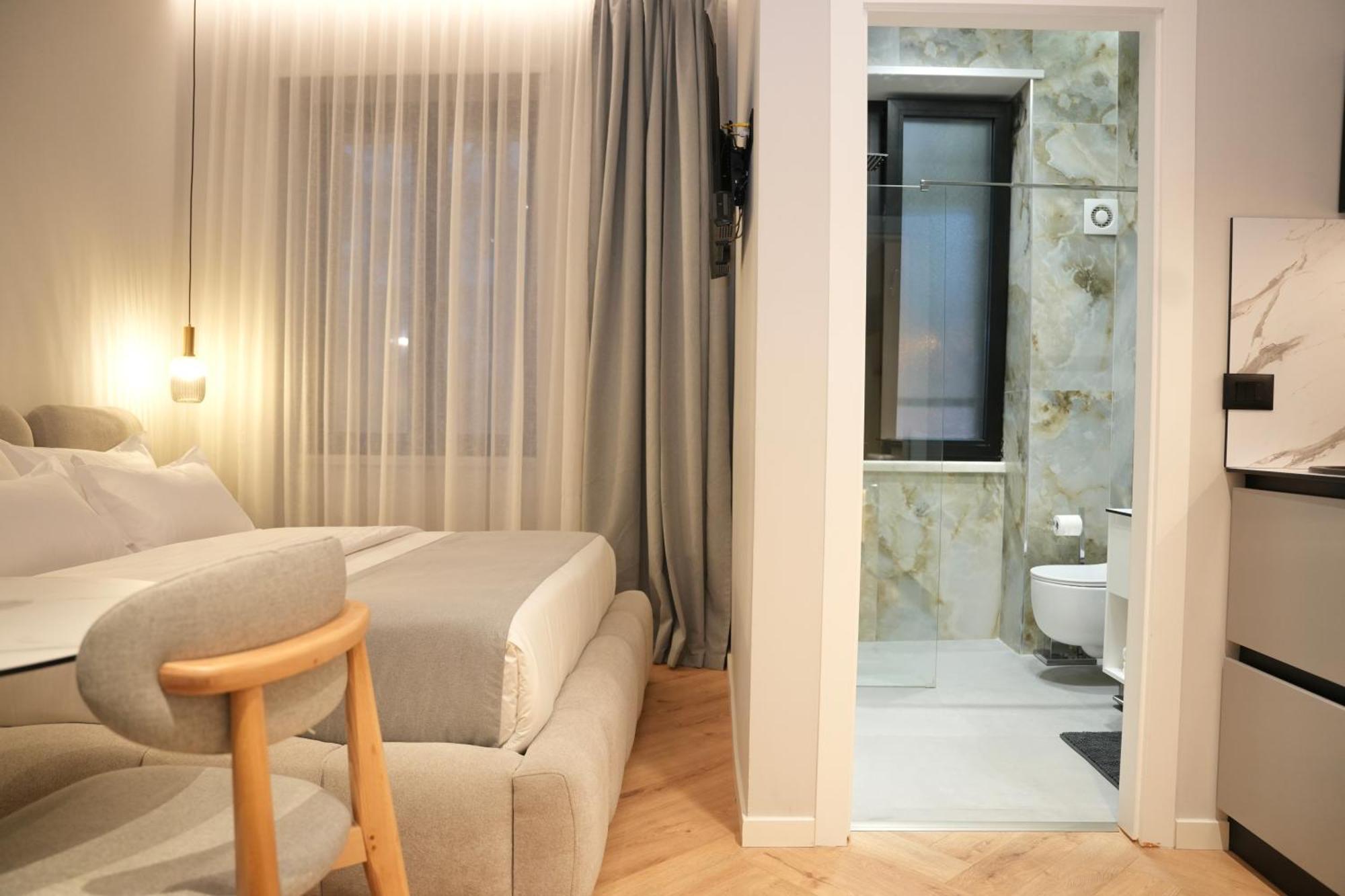 Nea Deluxe Apart-Hotel تيرانا المظهر الخارجي الصورة