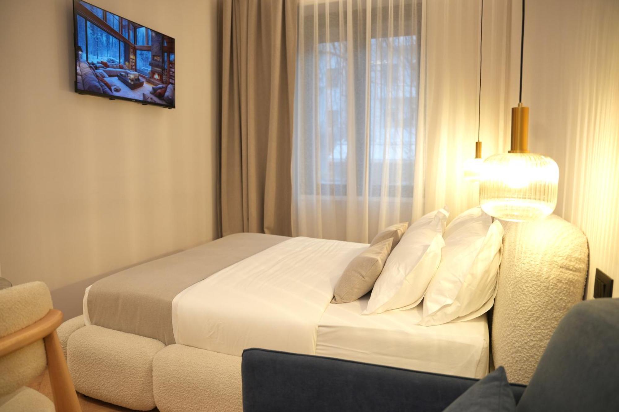Nea Deluxe Apart-Hotel تيرانا المظهر الخارجي الصورة