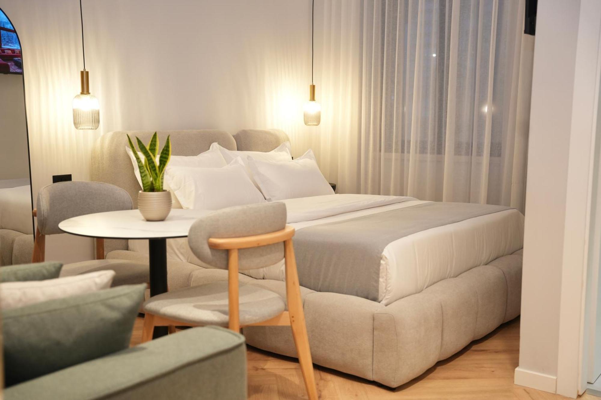 Nea Deluxe Apart-Hotel تيرانا المظهر الخارجي الصورة
